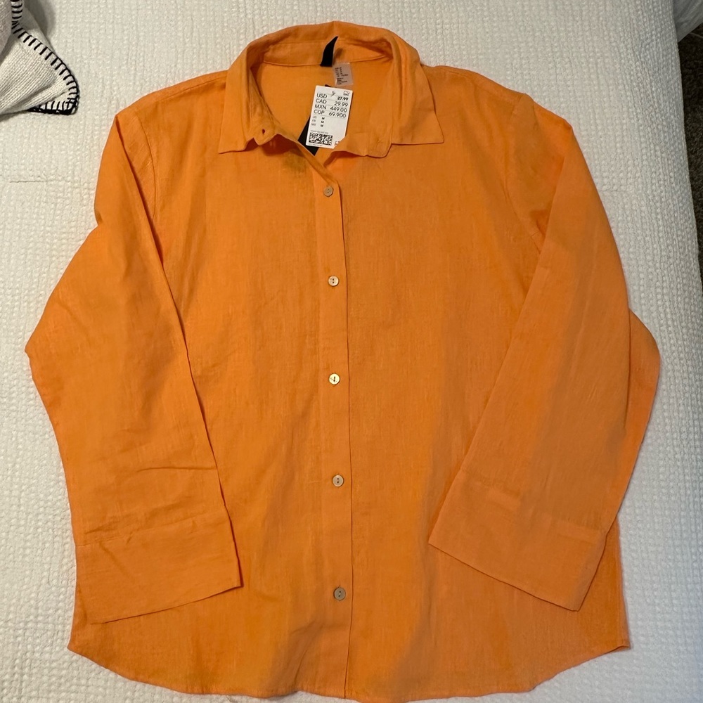 Linen Button Down